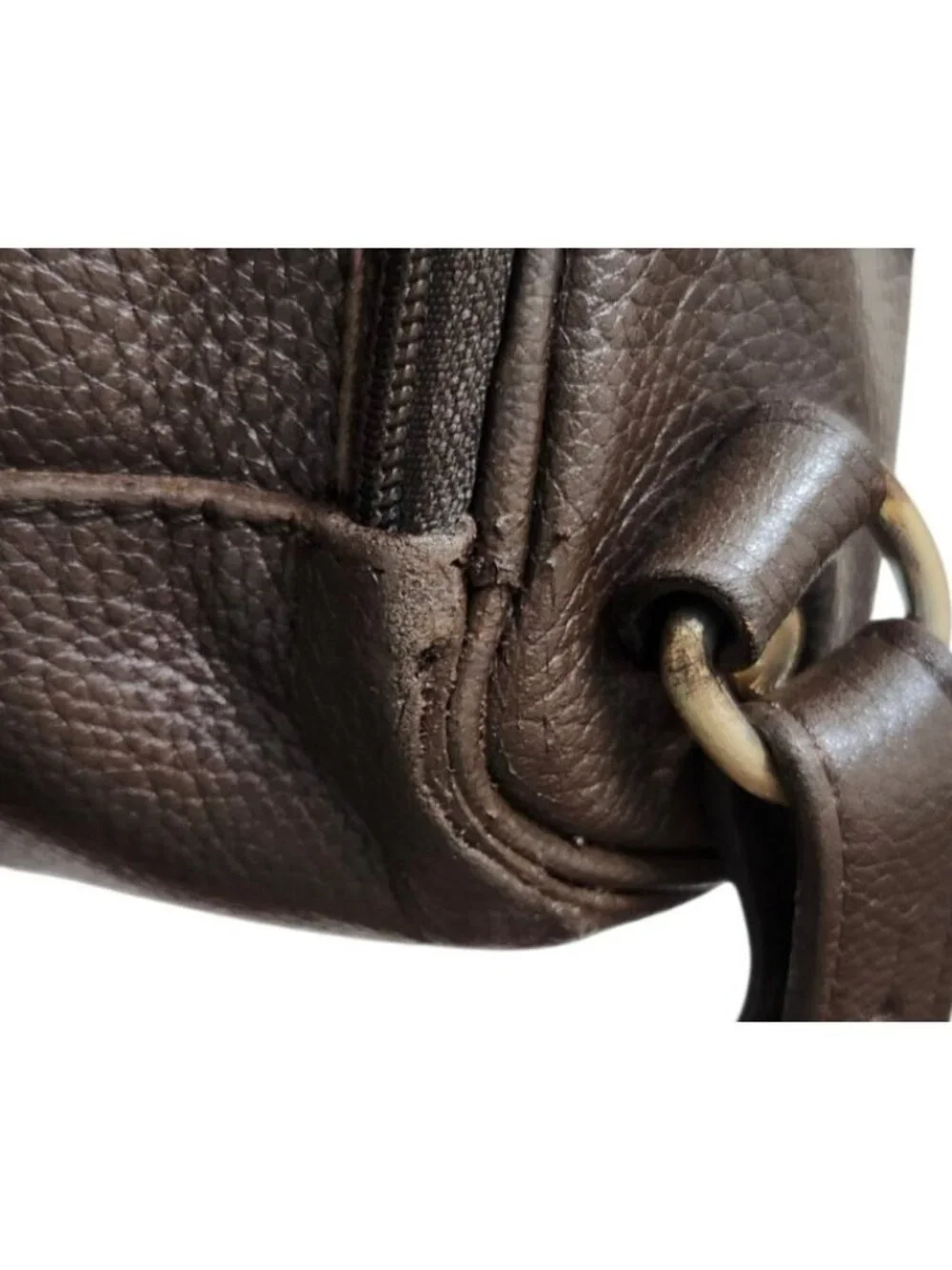 Longchamp Brown Leather Backpack - Picture 12 of 16